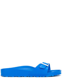 blaue flache Sandalen von Birkenstock
