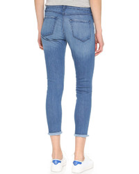 blaue Jeans mit Fransen von 3x1