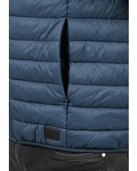 blaue gesteppte ärmellose Jacke von BLEND