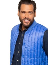 blaue gesteppte ärmellose Jacke von JP1880