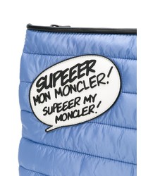 blaue gesteppte Clutch von Moncler