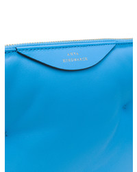 blaue gesteppte Leder Umhängetasche von Anya Hindmarch