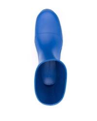 blaue Gummi Chelsea Boots von Bottega Veneta