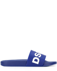 blaue Gummi Sandalen von DSQUARED2