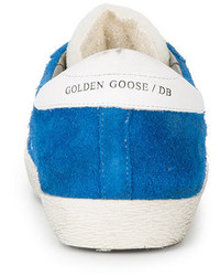 blaue Gummi Turnschuhe von Golden Goose
