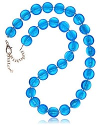 blaue Halskette