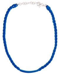 blaue Halskette von MM6 MAISON MARGIELA