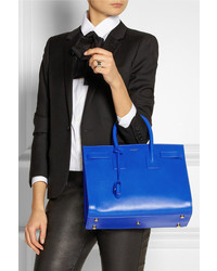 blaue Handtasche von Saint Laurent
