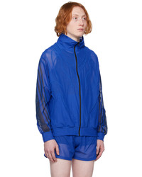 blaue Harrington-Jacke von Olly Shinder