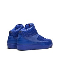 blaue hohe Sneakers aus Leder von Jordan