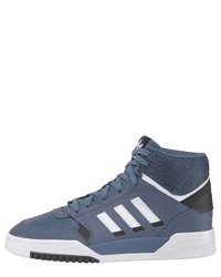 blaue hohe Sneakers aus Leder von adidas Originals