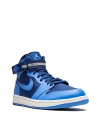 blaue hohe Sneakers aus Leder von Jordan