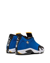 blaue hohe Sneakers aus Leder von Jordan