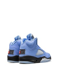 blaue hohe Sneakers aus Leder von Jordan