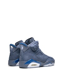 blaue hohe Sneakers aus Leder von Jordan