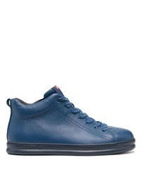blaue hohe Sneakers aus Leder von Camper