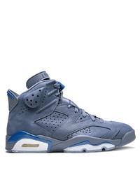 blaue hohe Sneakers aus Leder von Jordan