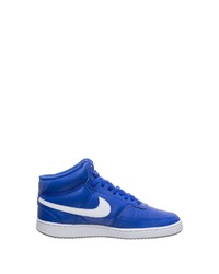 blaue hohe Sneakers aus Leder von Nike Sportswear