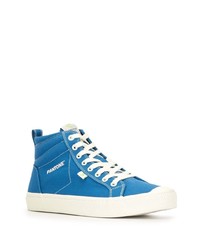 blaue hohe Sneakers aus Segeltuch von Cariuma