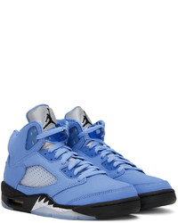 blaue hohe Sneakers aus Wildleder von NIKE JORDAN