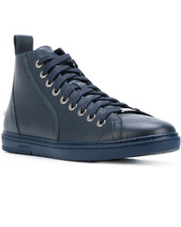 blaue hohe Sneakers von Jimmy Choo