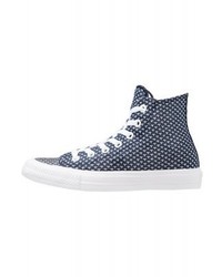 blaue hohe Sneakers von Converse
