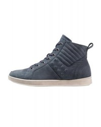 blaue hohe Sneakers von Ecco