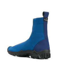 blaue hohe Sneakers von Marcelo Burlon County of Milan
