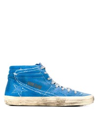 blaue hohe Sneakers von Golden Goose