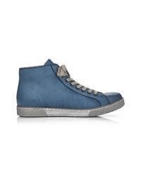 blaue hohe Sneakers von Rieker