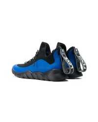 blaue hohe Sneakers von Fendi