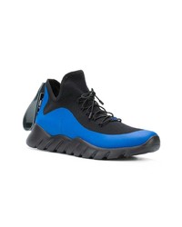 blaue hohe Sneakers von Fendi