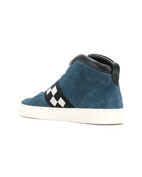 blaue hohe Sneakers von Bally