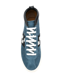 blaue hohe Sneakers von Bally