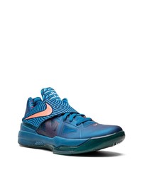 blaue hohe Sneakers von Nike