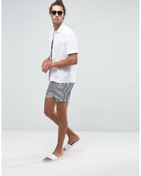 blaue horizontal gestreifte Badeshorts von Scotch & Soda