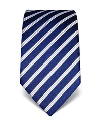 blaue horizontal gestreifte Krawatte von Vincenzo Boretti