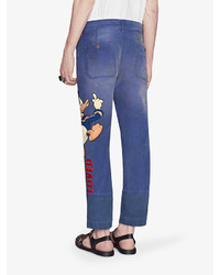 blaue Hose von Gucci