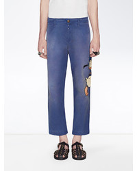 blaue Hose von Gucci