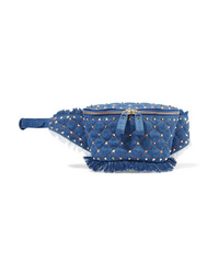 blaue Jeans Bauchtasche