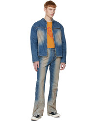 blaue Jeans Bomberjacke von TheOpen Product