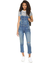 blaue Jeans Latzhose von Amo