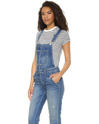 blaue Jeans Latzhose von Amo