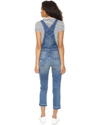 blaue Jeans Latzhose von Amo