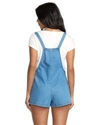 blaue Jeans Latzhose von Billabong
