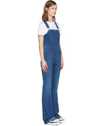 blaue Jeans Latzhose von Stella McCartney