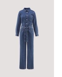 blaue Jeans Latzhose von Hessnatur