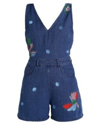 blaue Jeans Latzhose von LOST INK