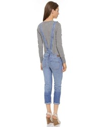 blaue Jeans Latzhose von Paige Denim