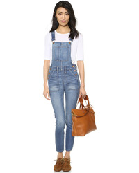 blaue Jeans Latzhose von Madewell